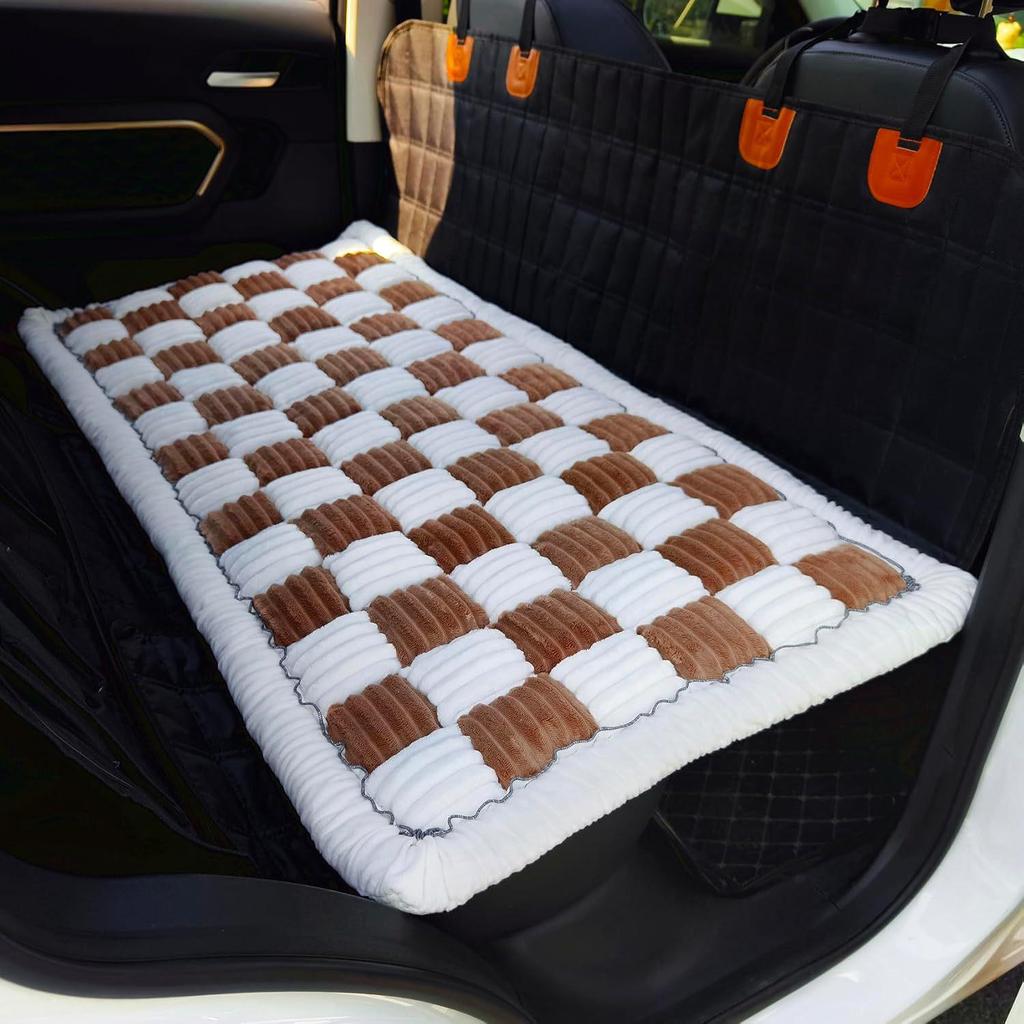 Plush Non-Slip Car Backseat Pet Cushion and Sofa Pad