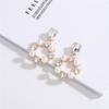 Elegant Korean Dongdaemun Pearl Stud Earrings - Versatile & Fashionable Street Style for Women