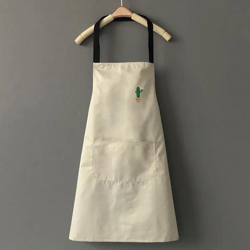 Tattoo Handmade Quality Waterproof Working Apron with Neck Straps Tools Pockets Kitchen Oil Resistant Aprons Home Apron