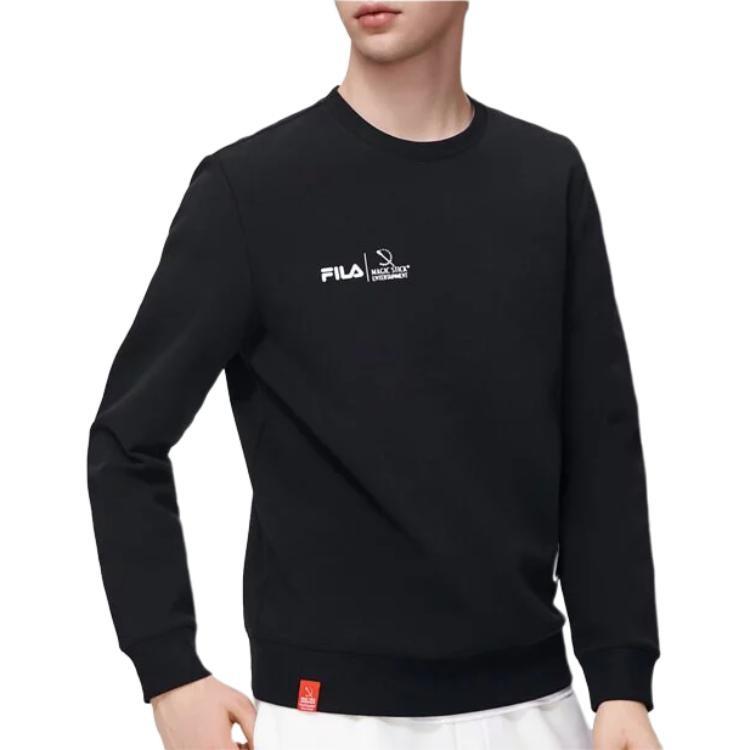 FILA Core Magic Stick Original Sweater 'Black' Men's F11M319202F-BK