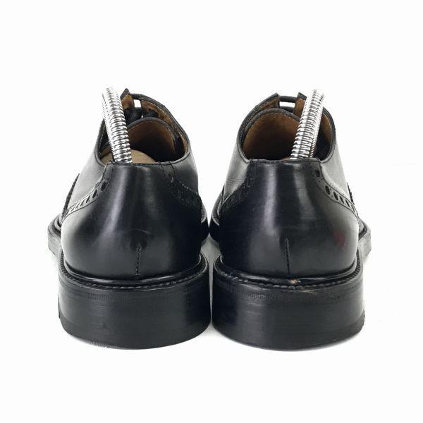 Italy SPYR Leather Wingtip Goodyear 37 24 Black Business Shoes(USED)