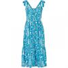Womens/Ladies Sealife Scoop Neck Sleeveless Slip Dress