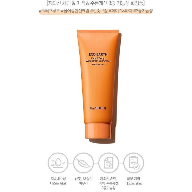 The Saem - Eco Earth Face & Body Waterproof Sun Cream