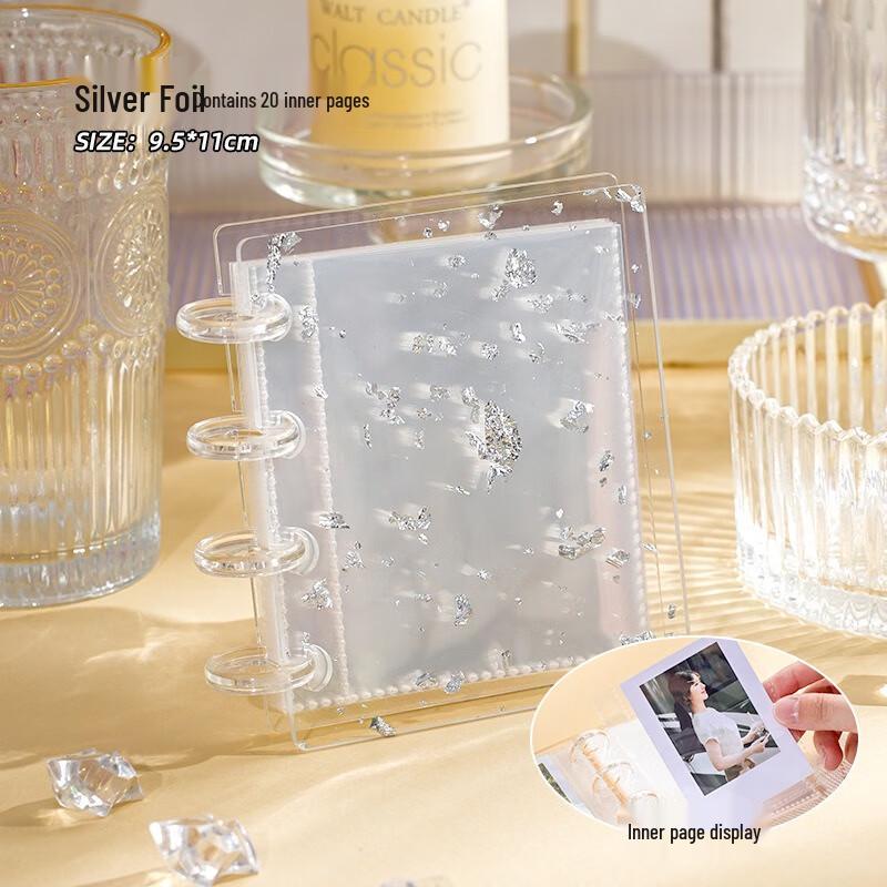 Fumade Water Ripple 3-inch Mini Acrylic Photo Album (2-Pack)