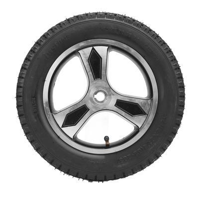 Heavy Duty Wheel Hub Tire Anti Slip Rubber Aluminum Alloy Strong Load Bearing for 12 Inch Scooters