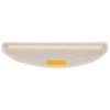 Step Mats 10 Pcs. 56 X 17 X 3 Cm White Semi Round