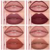 DUNUF 6-Piece Velvet Matte Lip Liner Set - Long-Lasting Lipstick & Pencil Artifact