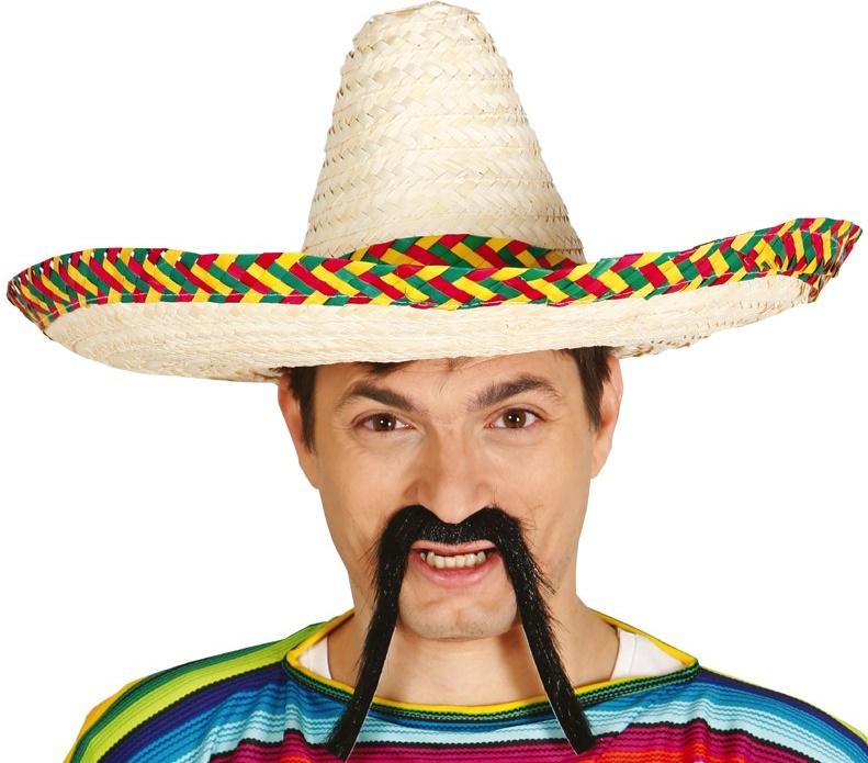 Mexický slamený klobúk Sombrero 50 cm