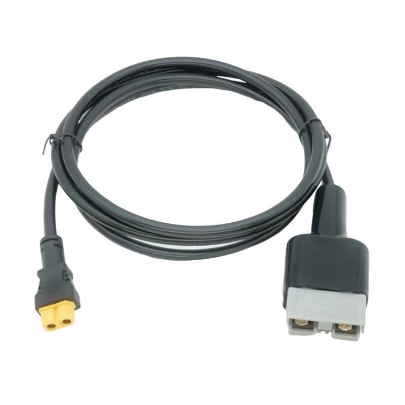 Прочность ПВХ 50А к XT60 гнездовой кабель-адаптер питания Безопасная передача высокого тока Для уличной электроники 1,5 метра 1