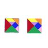 Wooden Kids Tangram Puzzle With Bright Colors For Early Learning Development And