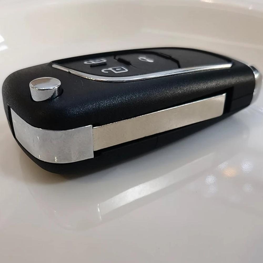 For Chevrolet Cruze Epica Lova Camaro Aveo Orlando For Volt Sonic Impala Equinox Modified Folding Remote Flip Car Key Shell Case