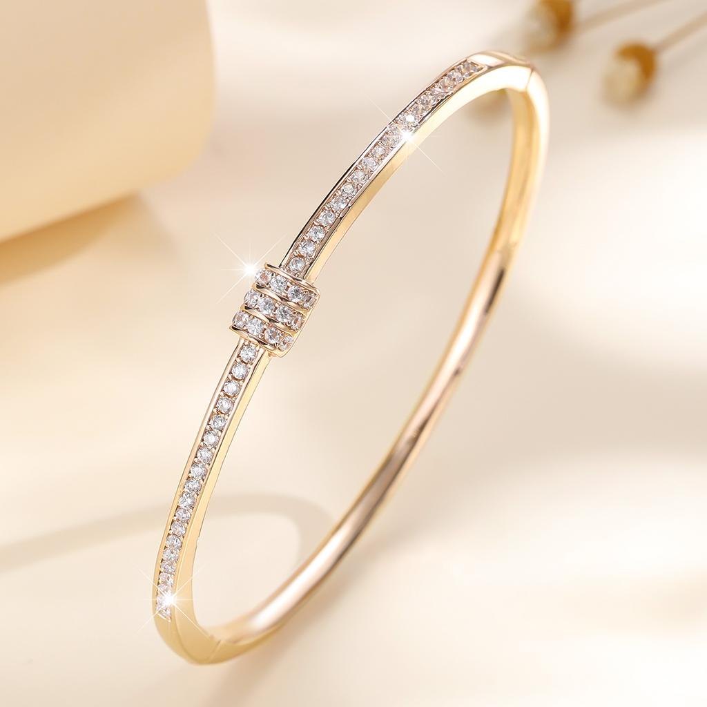 High-quality Zircon-encrusted Bracelet Korean Style Hand Jewelry Temperament Small Waist New Bracelet