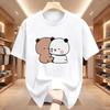 Panda Beer Bubu Dudu Liefde Knuffel Grafische T-shirts Harajuku Cartoon Korte Mouw T-shirt Kawaii Mode Oversized T-shirts Unisex