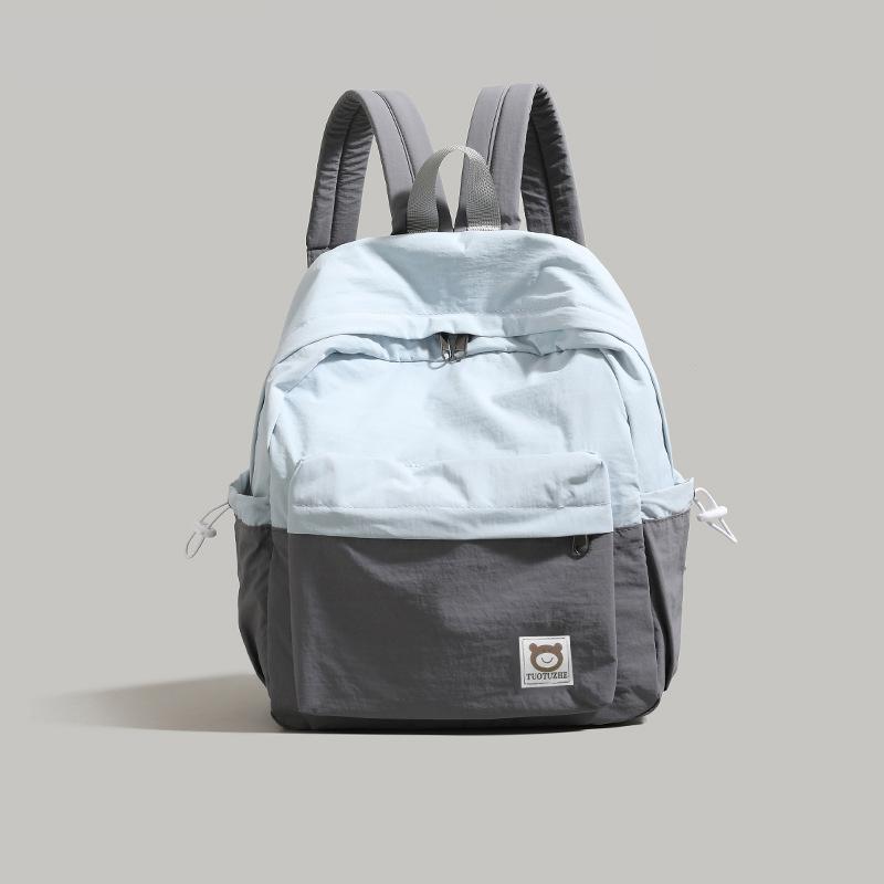 School Bag, Large Capacity, Simple and Versatile, High Value, Light Weight, Go Out Niche Strap Bag, Women's Backpack.