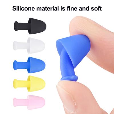 5 Pairs Swimming Earplugs for Adults Reusable Waterproof Silicone Earplugs for Swimming Surfing Snorkeling Showering
