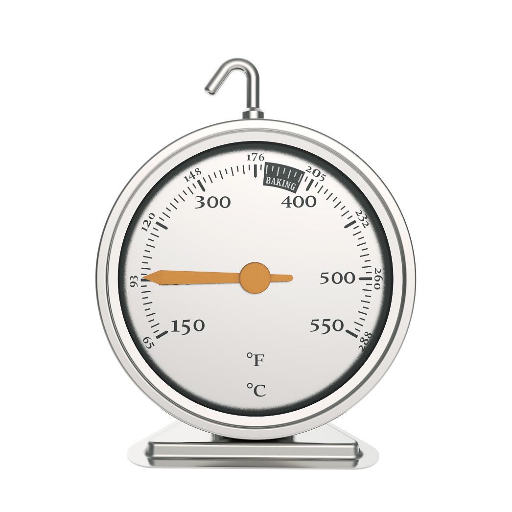 Kaitai High-Temperature Stainless Steel Kitchen Oven Thermometer - Single/Double Scale.