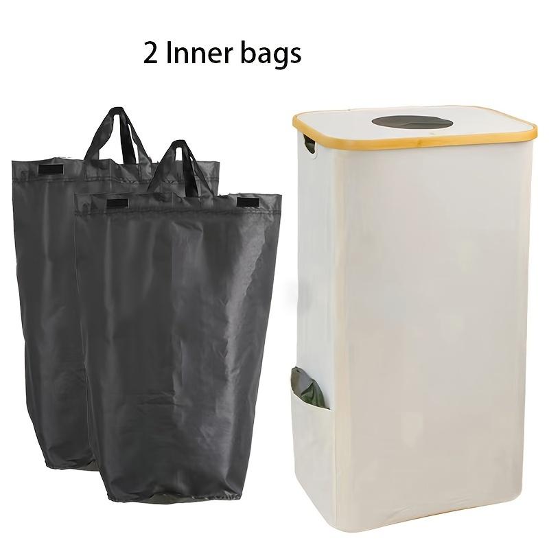 Oppbevaringskurv med lokk Resirkulerbar flaske Oppbevaringskurv Sammenleggbar spillvannsflaskeorganisering Avtakbar håndveskeorganisering