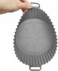 Silicone Round Form Air Fryer Basket For Fat-Free Fryer