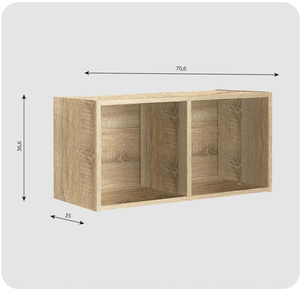 Regal Fach Organizer Behälter Ständer für Schallplatten Ordner Cubo 2