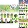 Grinch Half Face Mask With Green Hair And Whimsical Design For Christmas Celebrations