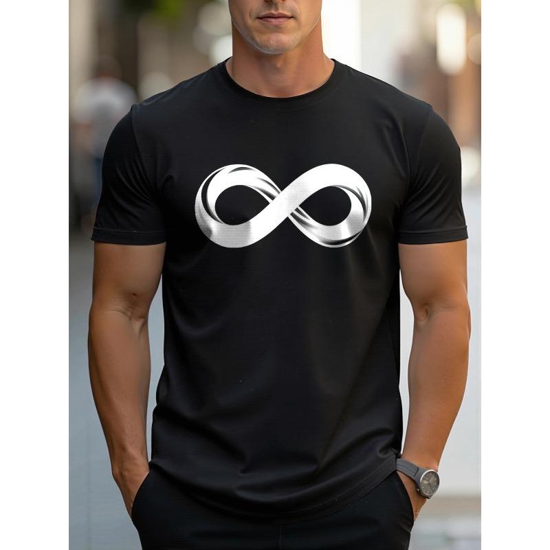 Men'S Printed Short Sleeve T-Shirt, Breathable Summer Half Sleeve Top, Casual, Machine Washable,Comfortable Fit