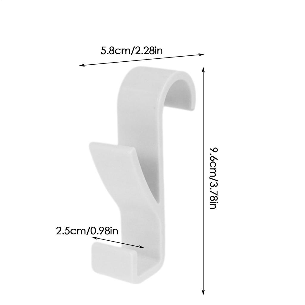 Door Hook Radiator Towel Rail Hanger Hooks 8 Pieces Space-Saving Utility Storage Organizer Rack For Bathroom Kitchen Warehouse