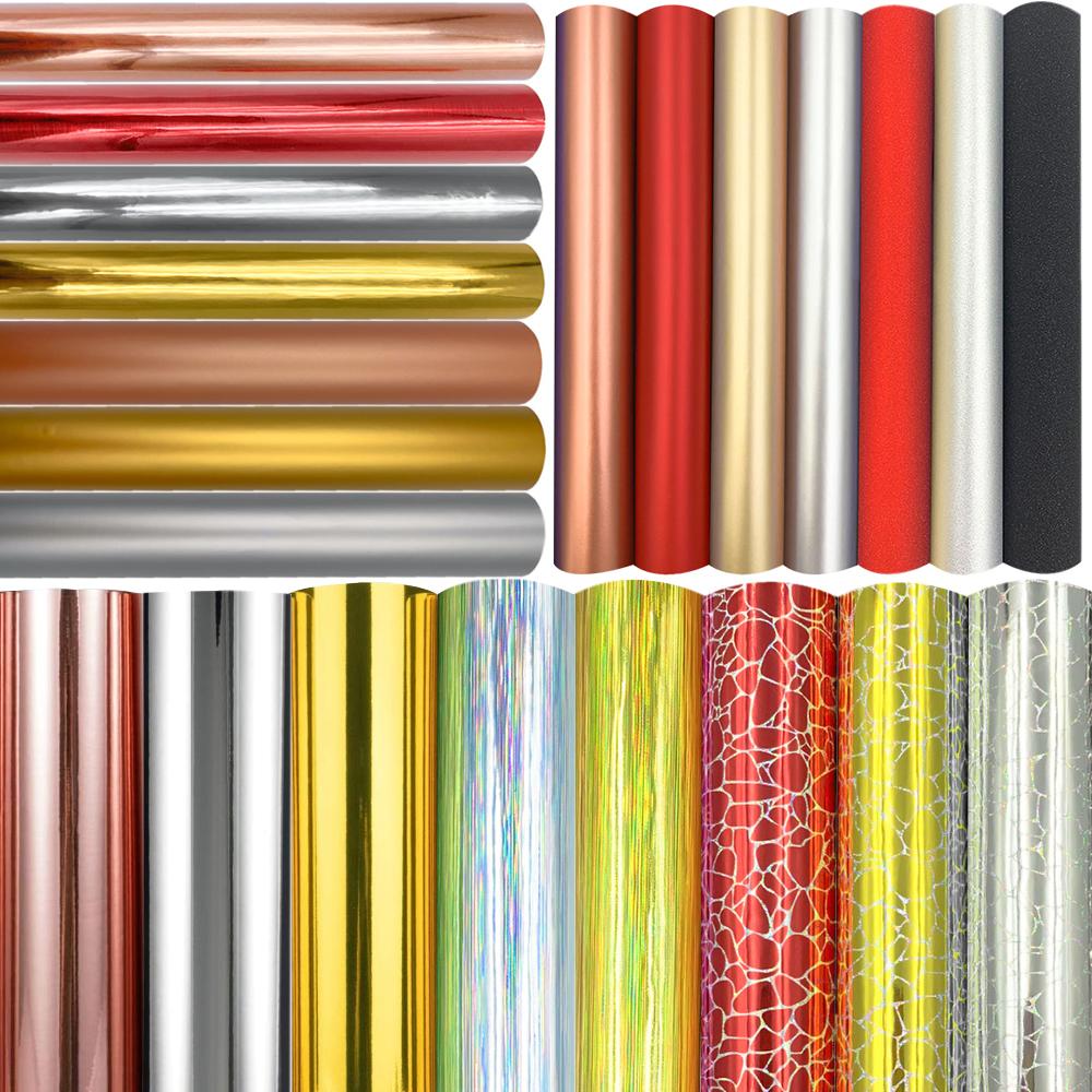 12in X 39in Gold Silver Rose Red Series Adhesive Backed Vinyl 30 Assorted Colors DIY Glass Wall Ceramic Decal Decor For Cut