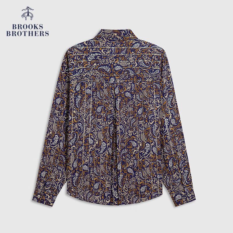 Женская рубашка Brooks Brothers из ламе с принтом пейсли M