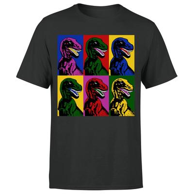 Dinosauro Pop Art Regali Divertenti Per Adulti Maglietta Classica Top T-Shirt Uomo P1 O A