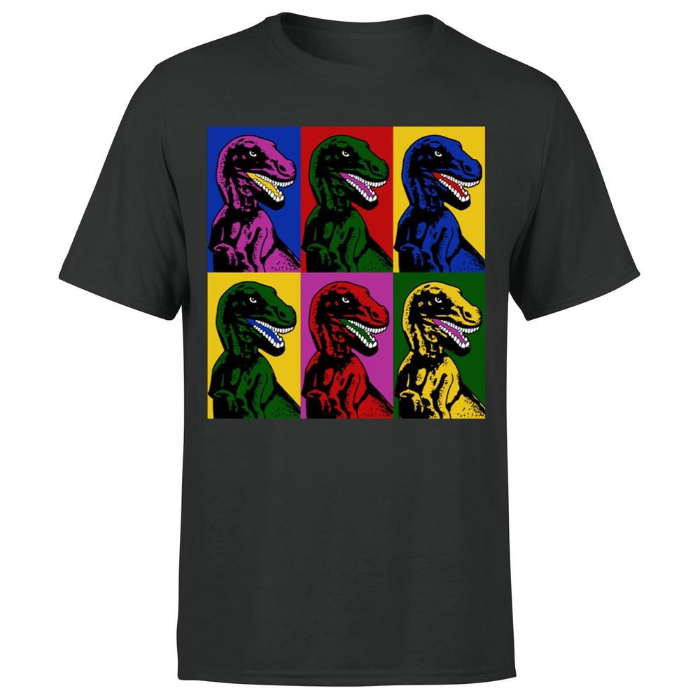 Dinosaur Pop Art Funny Gifts For Adults Classic Tee Top Mens T-Shirt P1 OR A