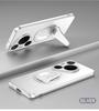 For Huawei Pura 80 Pro Plus 80 Ultra Metallic Paint Magnetic Bracket Case For Pura 70 Pro+ Wireless Charging Holder Hard Cover