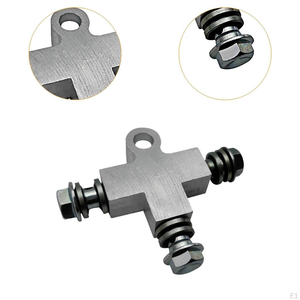 Linie de ulei de frână hidraulică Tee Adaptor pentru furtun cu 3 căi Conector M10 Piese de sistem de înlocuire Plajă