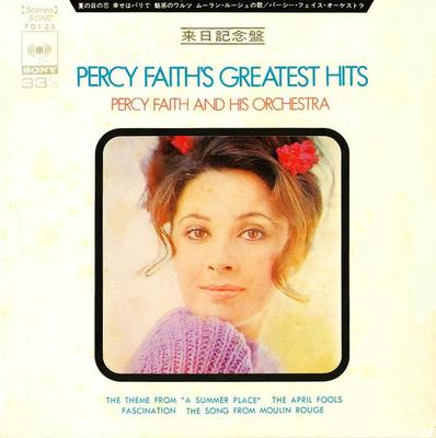 7inch Record PERCY FAITH HIS ORCHESTRA Percy Faiths Greatest Hits SONE70135 CBSSony 1970 Japan Soundtracks Musicals Used