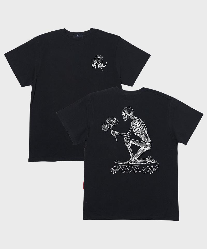 ARTISTWEAR [Atw] Skullflower Short Sleeve Tee