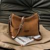 Retro Fashion Casual Tote Bag Women'S Trend Large Capacity Commuter Shoulder Bag