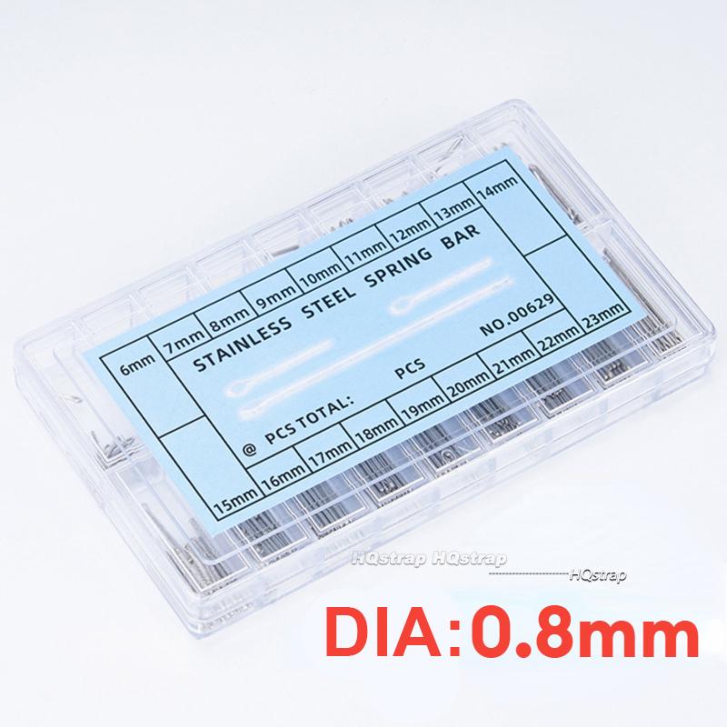 

360PCS 6-23mm Watchband Link Pins Stainless Steel Strap Connect Bar Split Pins Watchmaker Repair Tool 0.8/0.9/1.0mm Accessories