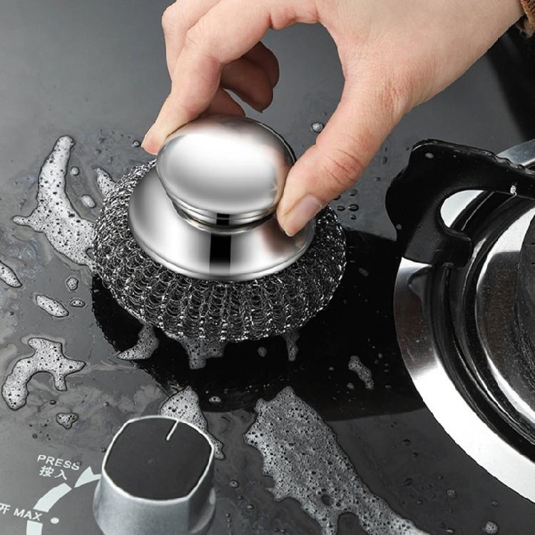 Multifunction Steel Wool Scrubber Set with 5pcs Wire Pad for Effortlessly Cleaning of Pots, Pans, and Kitchen Appliances