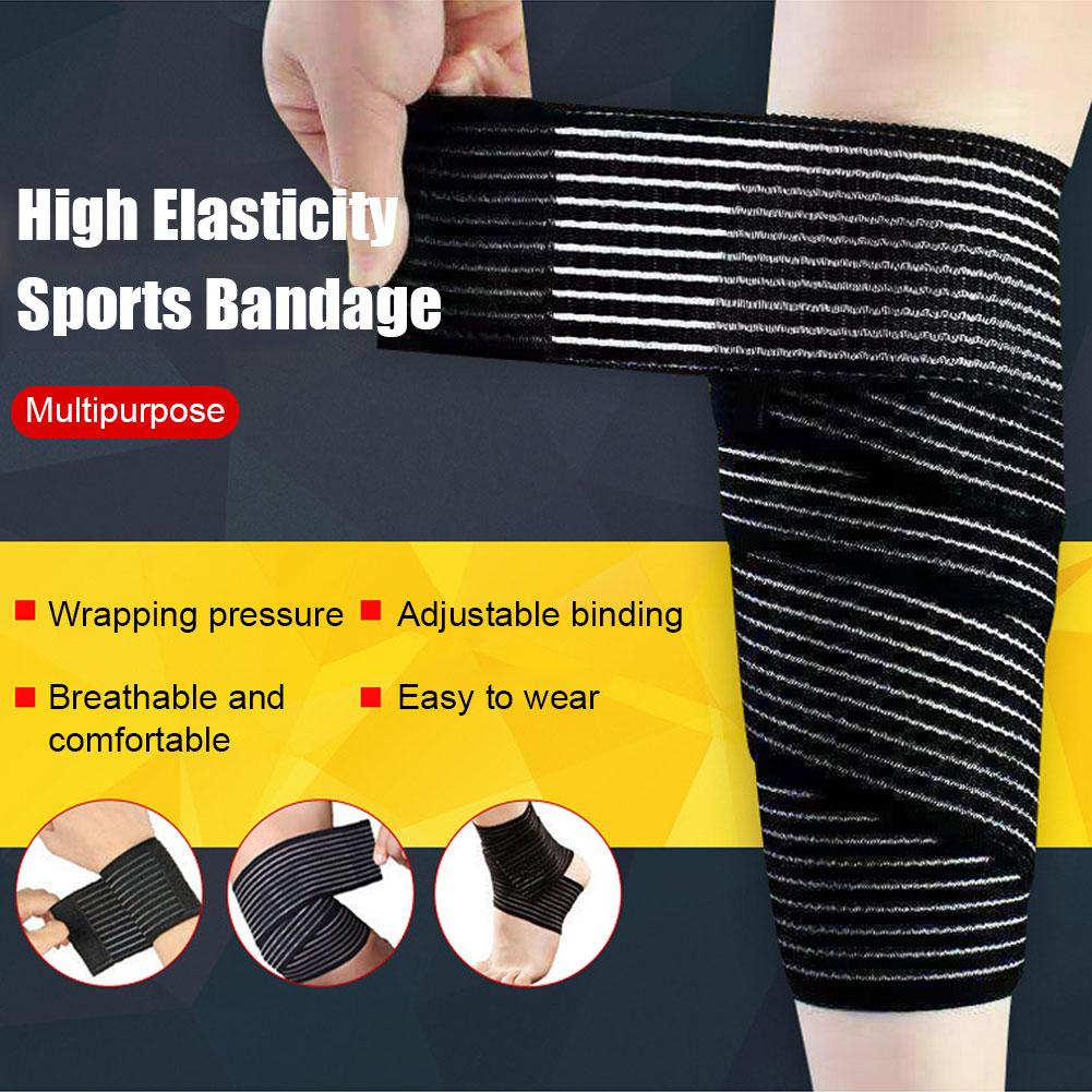 Adjustable Basketball Leg Pads Knee Pads Basketball And Wrist Straps Protective Equipment For W T1X9