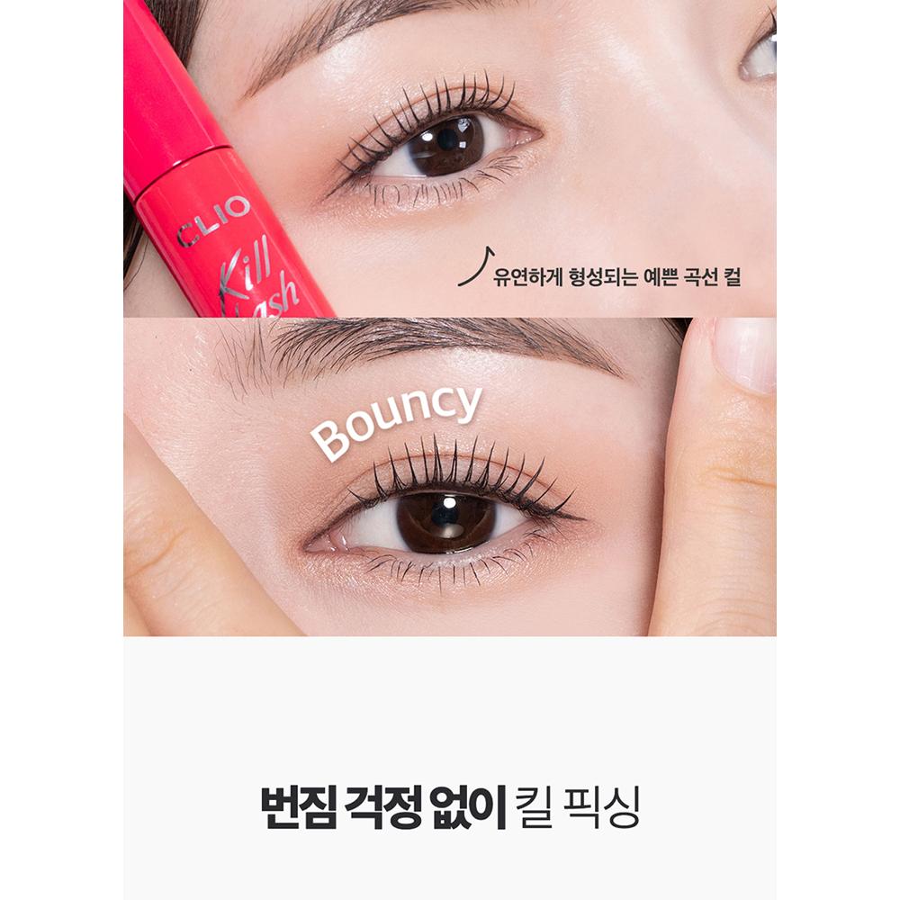 CLIO Kill Lash Superproof Mascara 010 Sharp Curl (2pcs), Korean
