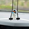 Gilrls Car Pendant Cute Astronaut Swing Auto Rearview Mirror Hanging Ornaments Interior Decoraction Spaceman Hanging Decoration