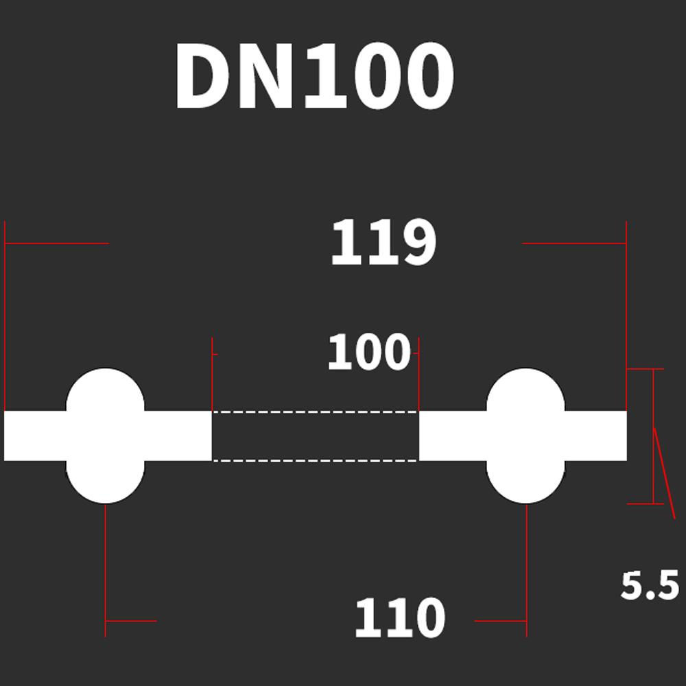 DN10-DN200 DIN Standard 3/4" 1.5" 2" -8" Tri Clamp EPDM Sanitary Seal Gasket Strip Homebrew