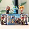 Zootopia Standing Pose 6-Piece Blind Box Figures: Rabbit & Fox Desktop Ornaments for Kids