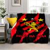 Sport Club Football Crest Printed Throws Blanket Soft Flannel Blankets for Couch Bed Gifts for Men Women Picnic Blanket Christmas Gifts