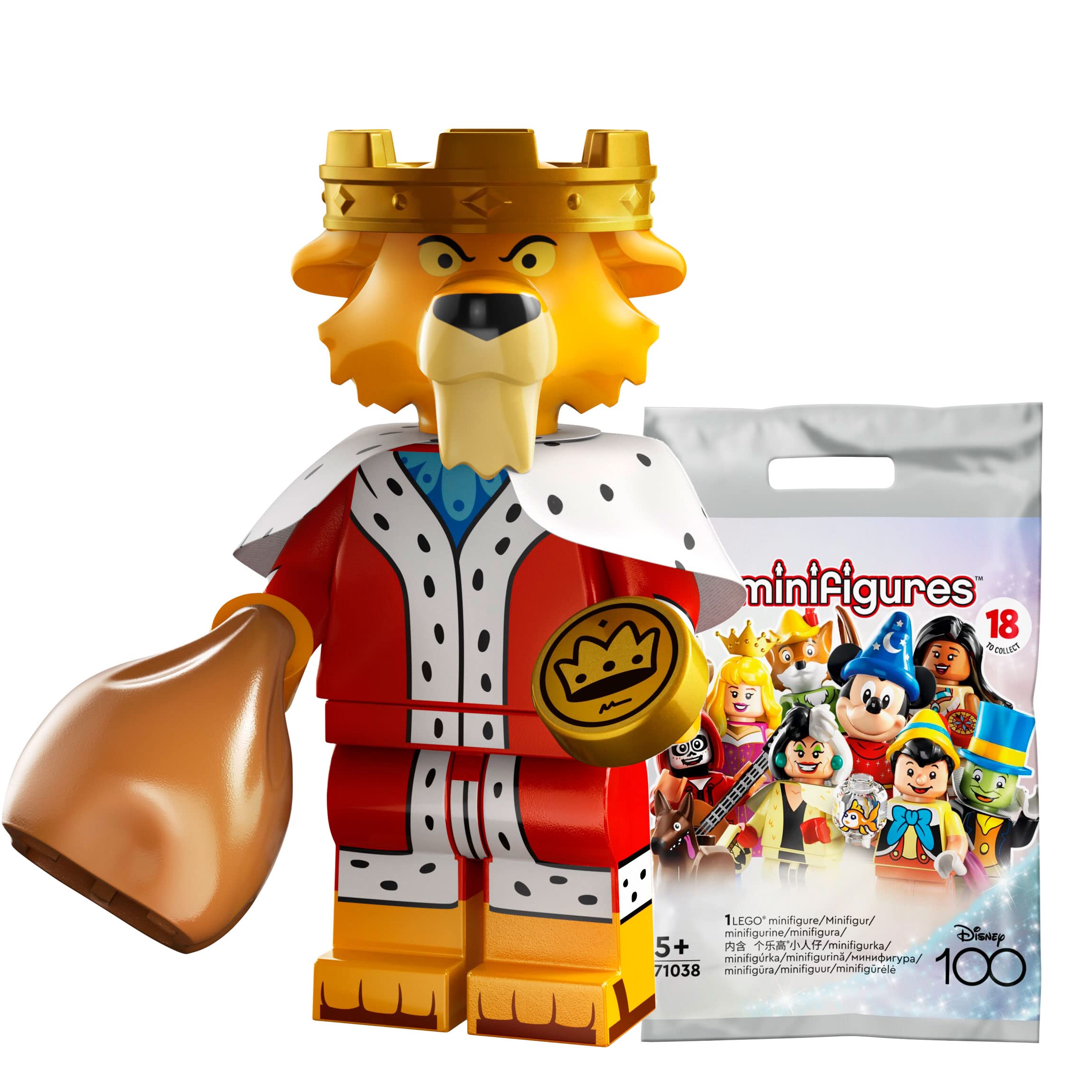 

Минифигурка LEGO Disney 100 Принц Джон Принц Джон [71038-15]