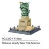 1409PCS CreativeStatue of Liberty-New York America Building Blocks Architecture Construction Bricks Toy Gift