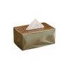 Double-sided Cover Desktop Tissue Box Plastic Napkins Holder Smooth Extraction Tissue Rack  Hotel