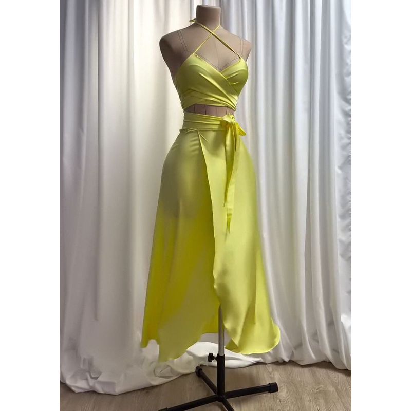 Camisole and Fitted Waist Vacation Skirt Set