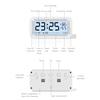 Digital Alarm Clock Smart Touch Control Brightness Volume Adjustable Smart Luminous Small Alarm Clock