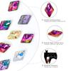 12Pcs Crystal 6320 Rhombus Pendant Glass Austria Loose Beads Charms Rhinestones for DIY Earring Necklace Jewelry Accessories