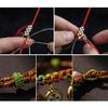 Adjustable Rope Bracelet Colorful Woven Handchain Five Way God of Wealth Bangle Handmade Unisex Jewelry Accessories